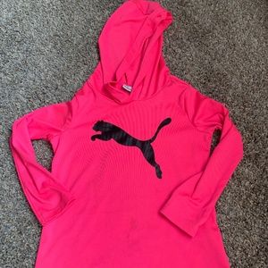 Puma hooded shirt and pants